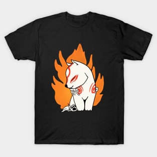 Flaming Okami T-Shirt